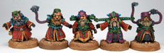 Psychic Scrunts Painted by Stephen Page AKA Cyano