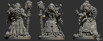 james olley concept artist, character sculpt for antimatter games