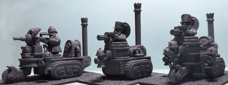 olleys armies, scrunt steampunk tanks